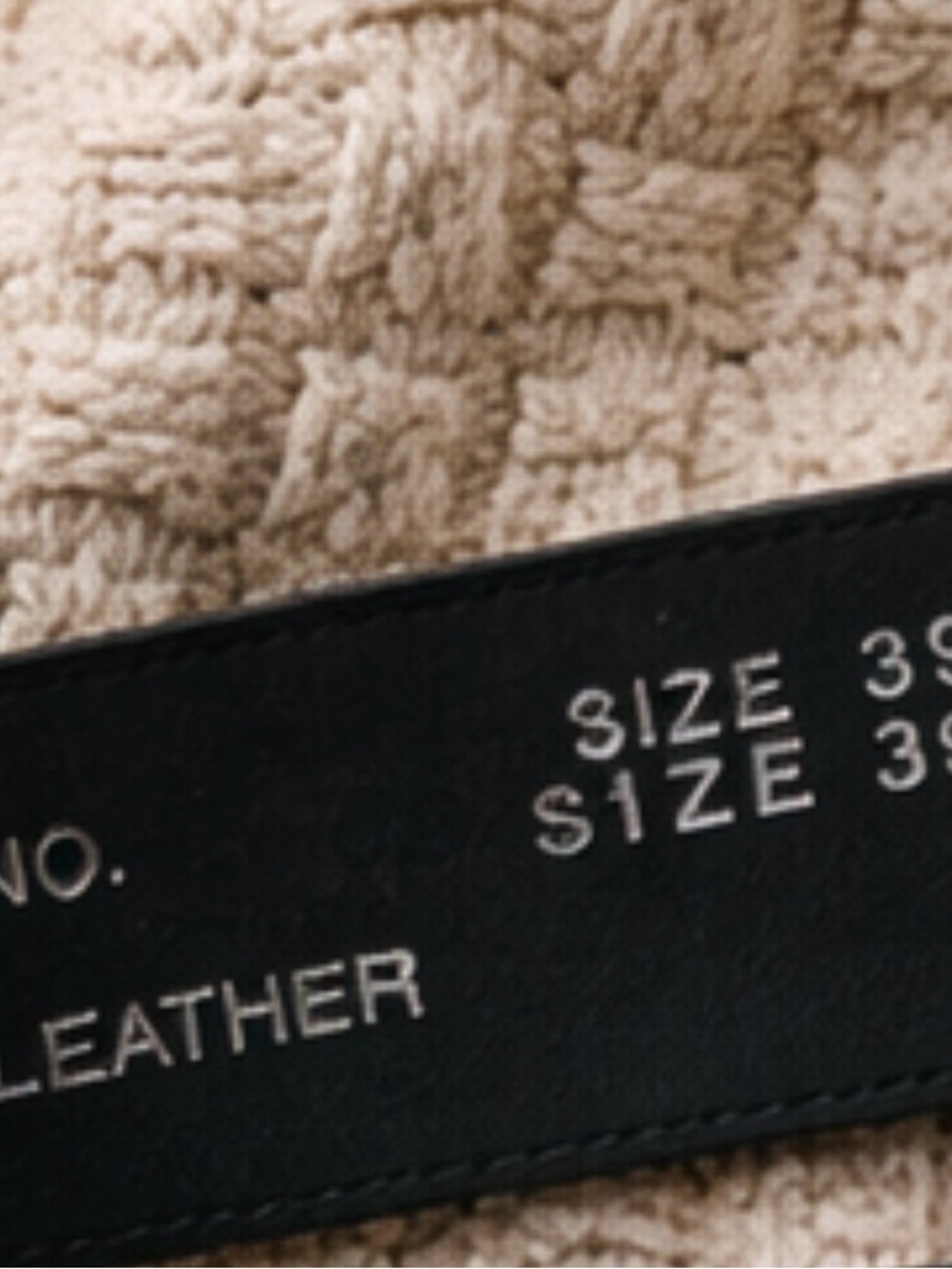 Filson Black Leather Belt with Silver Buckle - Picture 6 of 6